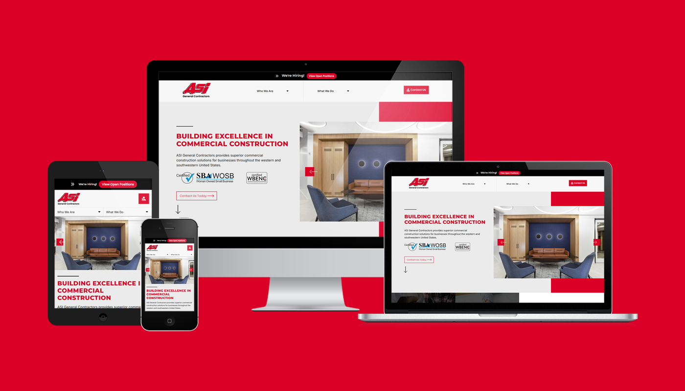 Homepage of ASI General Contractors