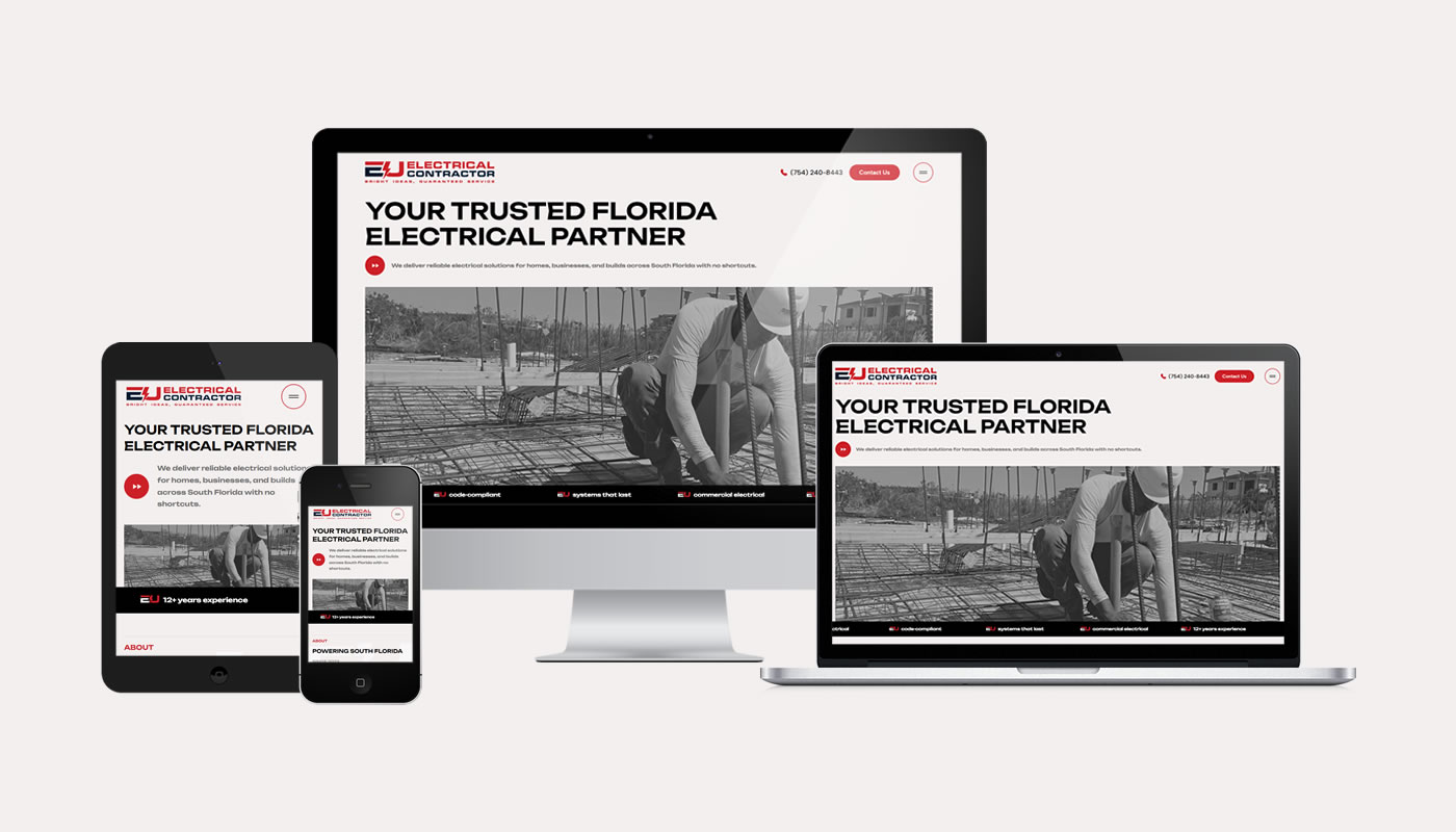 Homepage of EU Electrical Contractor