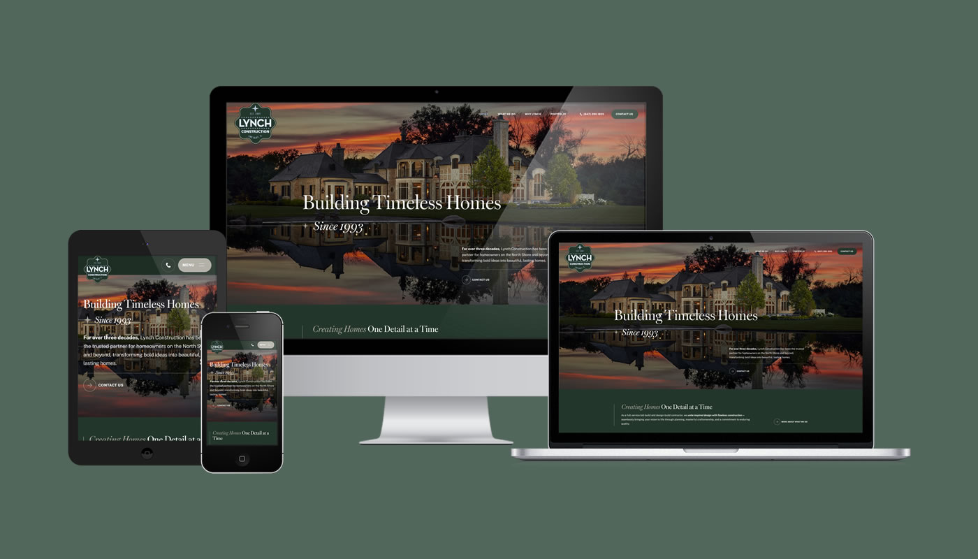 Homepage of Lynch Construction