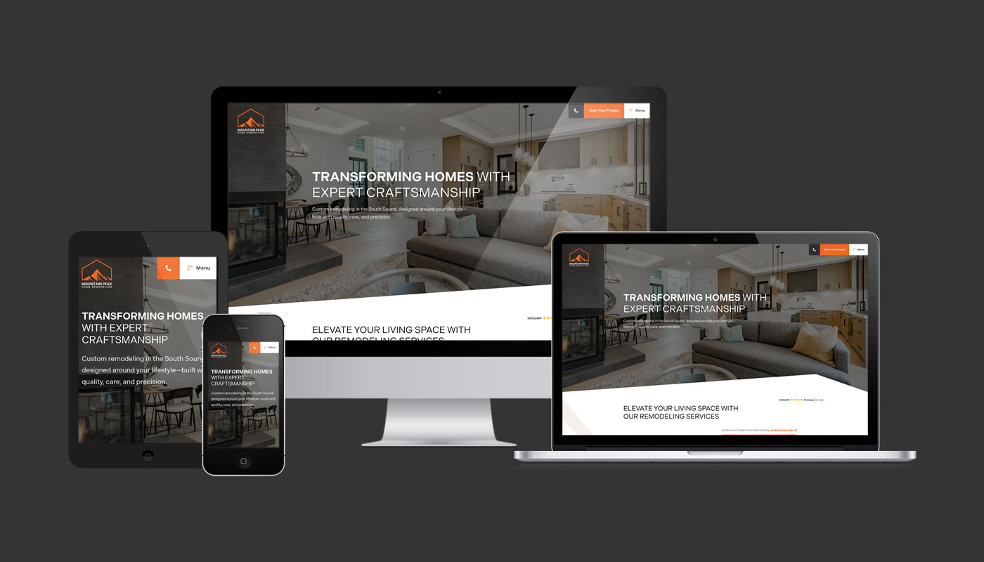 Homepage of Mountain Peak Home Remodeling