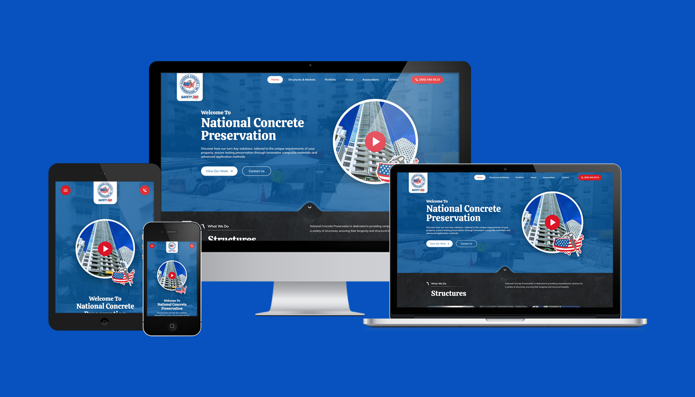 Homepage of National Concrete