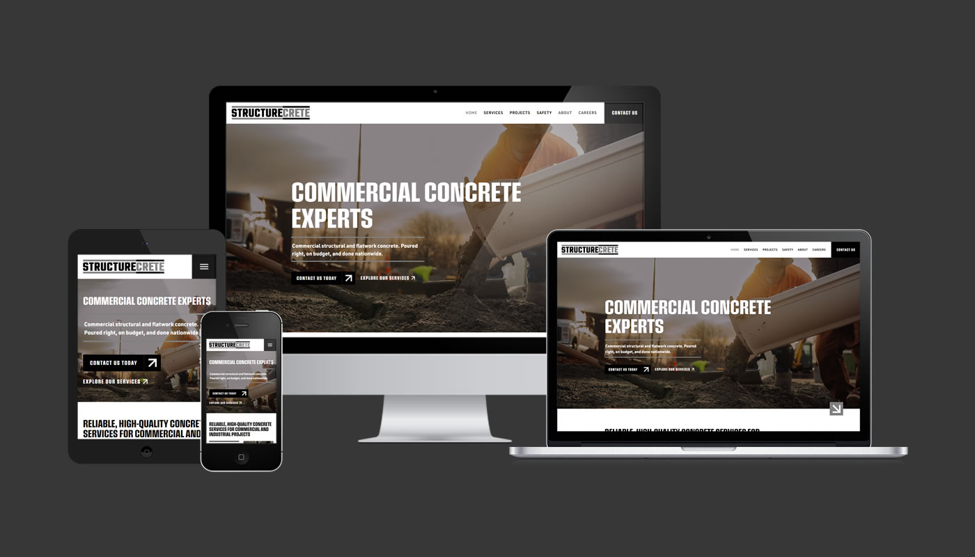 Homepage of Structurecrete